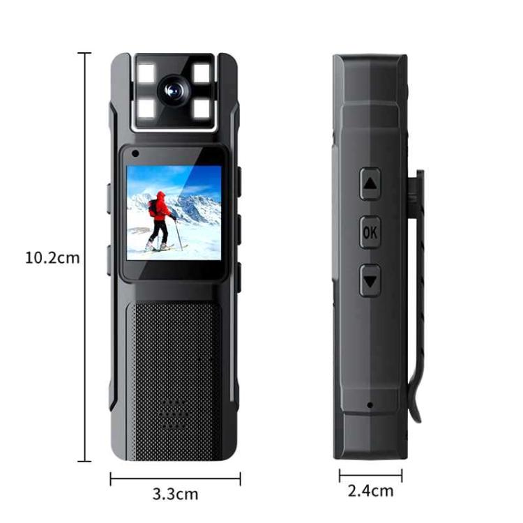 4K Portable Clip-on 180 Degree Rotating Lens Video Recorder Body Camera, DS-DG90144