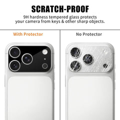 Kalebol Silk-Screened HD Anti-Fingerprint AR Integrated Camera Lens Tempered Glass Film, For iPhone 18 Pro, For iPhone 18 Pro Max, For iPhone 17 Pro Max, For iPhone 17 Pro, For iPhone 17, For iPhone Air, For iPhone 13, For iPhone 17e / 16e             ...