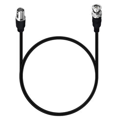JUNSUNMAY Male to Female RG59U BNC Extension Cable for Video Security Camera CCTV Systems, 50cm, 100cm, 150cm