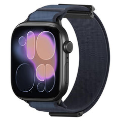 Double-Jointed Magnetic Metal-Tip Nylon Watch Band, For Apple Watch 49mm / 46mm / 45mm / 44mm