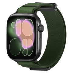 Double-Jointed Magnetic Metal-Tip Nylon Watch Band, For Apple Watch 42mm / 41mm / 40mm / 38mm