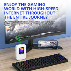 M1-E Eurasian Version CRC9 Port Smart WiFi 6 300Mbps Portable Hotspot 4G LTE Mobile WiFi Router, Eurasian Version CRC9 Port