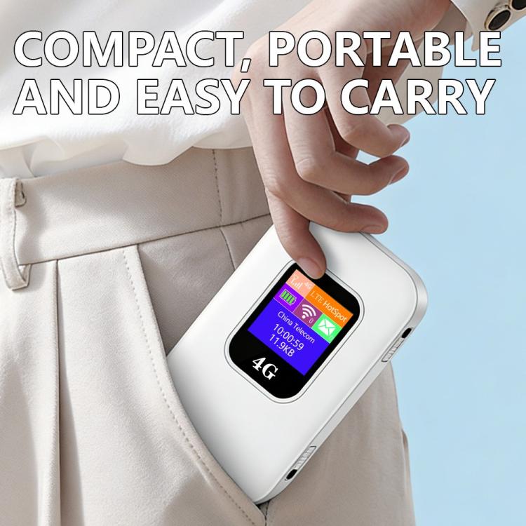 M1-E Eurasian Version CRC9 Port Smart WiFi 6 300Mbps Portable Hotspot 4G LTE Mobile WiFi Router, Eurasian Version CRC9 Port