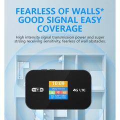 MF967P-E Color Screen 300Mbps Portable Hotspot 4G LTE Mobile WiFi 6 Router Eurasian Version, MF967P-E with Color Screen