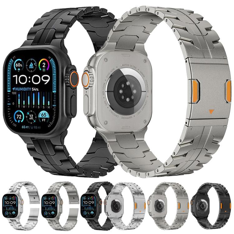 Iron Man Magnetic Titanium Metal Watch Band, For Apple Watch 46mm / 49mm / 45mm / 44mm