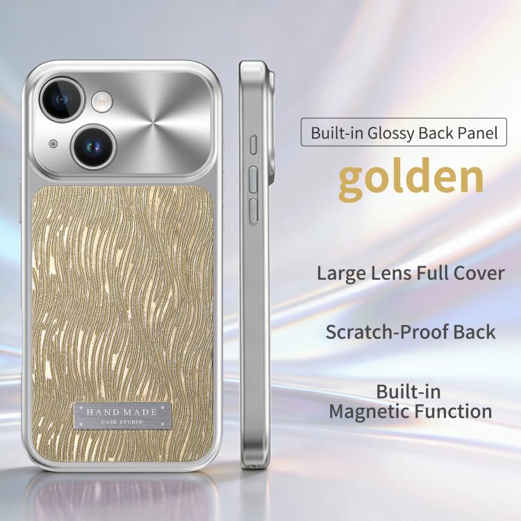 Flowing Water Ripple Magnetic Shockproof Phone Case, For iPhone 13