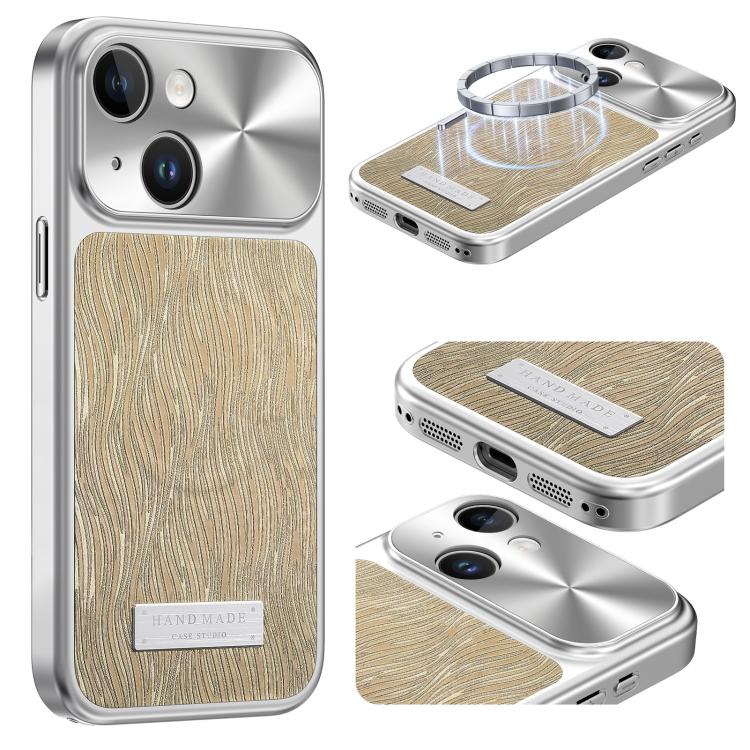 Flowing Water Ripple Magnetic Shockproof Phone Case, For iPhone 13