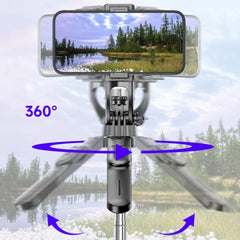 F05 For Photography Vlogging Remote Control Phone Holder Extendable Selfie Stick Tripod Stand, F05