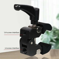 Z039 Photography Clamp 1/4 and 3/8 Thread Crab Pliers Clip For DSLR Cameras