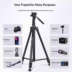 YUNTENG VCT-4000 For DSLR Phone Video 400cm Extended Professional Camera Tripod, VCT-4000