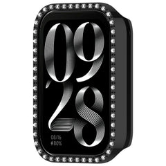 Diamond Half Coverage Hollow PC Watch Protective Case, For Xiaomi Band 10 Pro