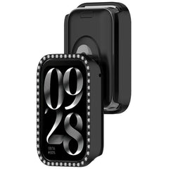 Diamond Half Coverage Hollow PC Watch Protective Case, For Xiaomi Band 10 Pro