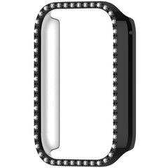 Diamond Half Coverage Hollow PC Watch Protective Case, For Xiaomi Band 10 Pro