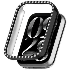 Diamond Half Coverage Hollow PC Watch Protective Case, For Xiaomi Band 10 Pro