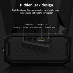 M3 Wireless Bluetooth Speakers Waterproof Portable Outdoor Loudspeaker Mini Box Speaker Support FM & TF & U Disk
