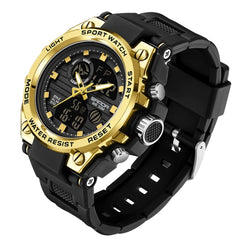 SANDA739  Watch Plate Chao Male Watch Male Student Fashion Trend Multi Functional Digital Waterproof Electronic Meter