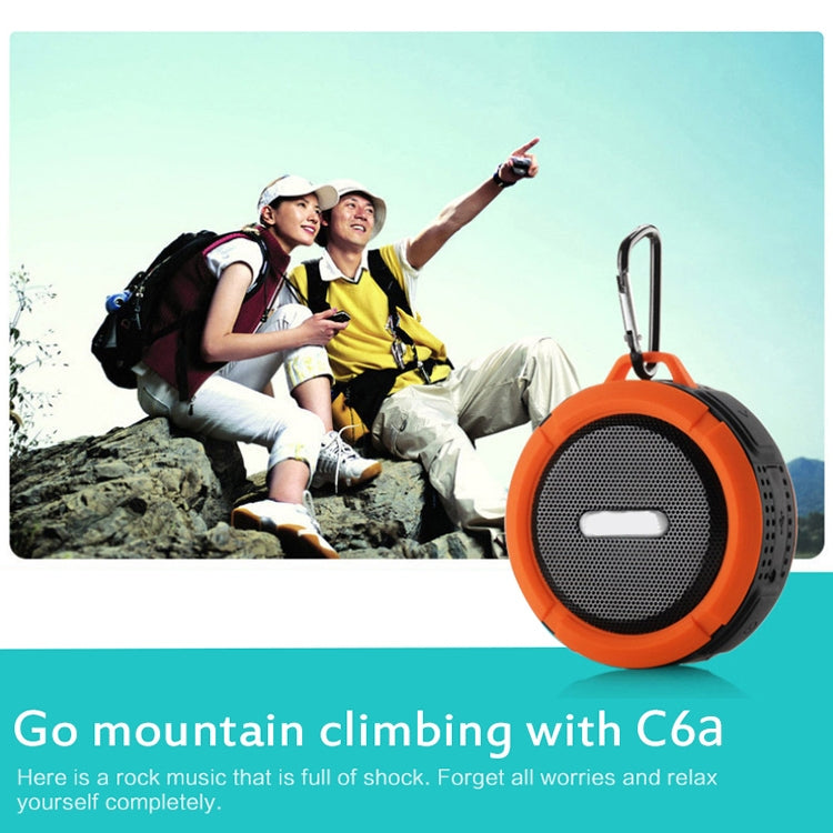 C6a Outdoor Chuck Wireless Bluetooth Car Speaker Suction Cup Speaker, Support TF Card