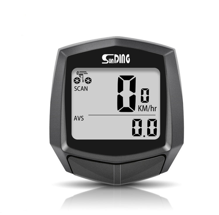 SUNDING SD-581A Bike Wired Computer Speedometer Odometer Cycling Bicycle Waterproof Measurable Temperature Stopwatch, SUNDING SD-581A