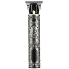 VGR V-228 5W USB Retro Engraving Hair Clipper with LED Digital Display, V-228 (Bronze), V-228 (Silver)