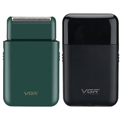 VGR V-390 5W USB Portable Reciprocating Electric Shaver, V-390 (Black), V-390 (Green)