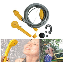 12V Portable Electric Car Plug Outdoor Camper Caravan Van Camping Travel Shower, Camping Travel Shower