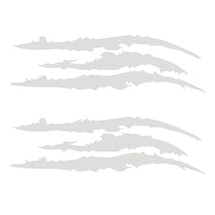 Reflective Car Sticker Monster Scratch Stripe Claw Marks Car Auto Headlight Decoration Vinyl Decal Car Stickers, Size:40X12cm