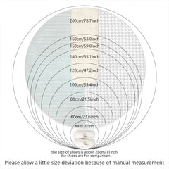 3D Growth Ring Pattern Bathroom  Living Room Carpets Home Decor Mat, Diameter about 0.4m, Diameter about 0.6m, Diameter about 0.8m, Diameter about 1m, Diameter about 1.2m