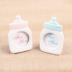 Baby Bottle Shape Plastic Photo Frame Square Photo Frame Decoration Home Decor
