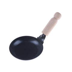 3 PCS Doll House Miniature Kitchen Frying Pan Cooking Tools Children Pretend Play Toys, Pan Cooking