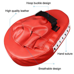 Arc Shape Martial Arts Sanda Boxing Training Hand Target, Arc Red