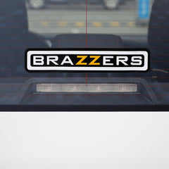 10 PCS  BRAZZERS Car Sticker Auto Decals foe Car Styling, Size: 4.9x22.5cm, BRAZZERS