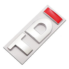 TDI 3D Badge Emblem Decal Car Sticker, DIY TDI 3D Badge Emblem