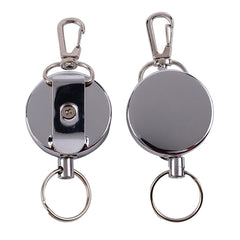 Resilience Steel Wire Rope Elastic Sporty Retractable Anti Lost Keychain, Resilience Steel Wire Rope Keychain