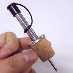 20 PCS Cork Wine Stopper Stainless Steel Pourer Wine Diversion Spout Dispenser, Wine Diversion Spout Dispenser