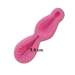 2 PCS Gemstone Pendant Silicone Mold Fondant Chocolate Mold DIY Baking Cake Decorating Edge Tool, Gemstone Pendant Shape