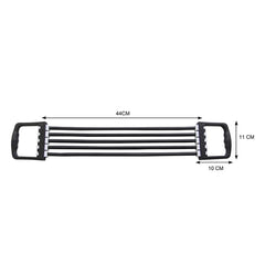 Portable Indoor 5-tube Adjustable Chest Expander Tensioner, 5-tube Tensioner