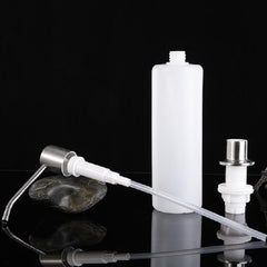 Stainless Steel Sink Soap Dispenser Sishwashing Liquid Hand Soap Bottle, Sink Soap Dispenser Bottle