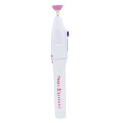 Electric Nail File Drill Kit Tips Manicure Toenail Pedicure Salon Pen Shape Manicure Kit Nail Drill Buffers Pedicure Tool with 5 Bits