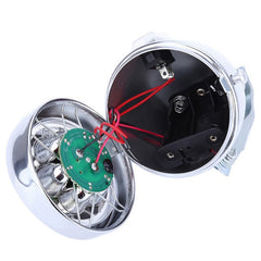 3 LED Retro Bicycle Headlight Night Riding Safety Warning Light