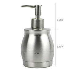Stainless Steel Lotion Bottle Hand Soap Dispenser Hand Sanitizer Bottle, 390ml