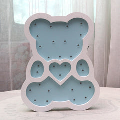 Bedside Wall LED Night Light Children Baby Kids Bedroom Home Decorative Lamp, Blue, Pink, Yellow