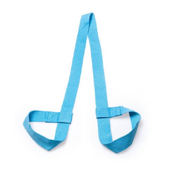 Cotton Rope Yoga Mat Strap Multifunctional Strapping Strap, Sky Blue, Navy, Dark Gray, Light Gray, Light Purple