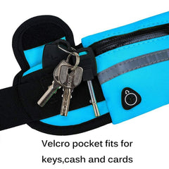Kettle Pockets Outdoor Sports Mobile Phone Pockets Waist Bag, Rose Red, Sky Blue, Black, Green, Orange