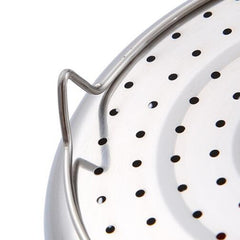 Stainless Steel Steaming Basket Plug-in Silicone Handle Pressure Cooker Steamer Kitchen Cooker Accessories, 3 Quarts, 6 Quarts, 8 Quarts