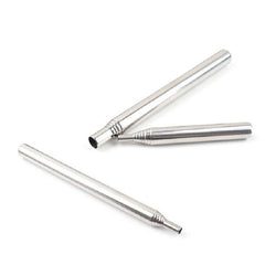 2 PCS Outdoor Camping Fire Tool Stainless Steel Blower Picnic Barbeque Barbecue Tool Retractable Blow Torch, 6 Sections (2PCS), 8 Sections (2PCS)