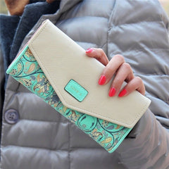 Fashion Ladies Leather Clutch Bag Purse Long Cartoon Wallet Coin Purse