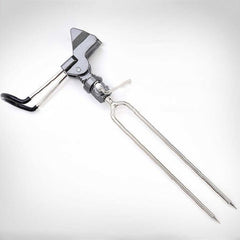 Stainless Steel Fishing Bracket Throwing Rod Sea Rod Hand Rod Fishing Rod Bracket, B Gray