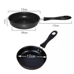 Mini Egg Frying Panpure Non-Stick  Flat Bottom Pan Multicooker, 12cm