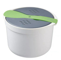 Kitchenware Microwave Oven Utensils Rrice Cooker Heating Steamer Pot Steamed Rice Box