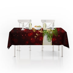 Household Rectangular Tablecloth Christmas Dining Coffee Table Cloth Decoration, 140x140cm, 140x180cm, 150x210cm, 150x260cm, 150x300cm
